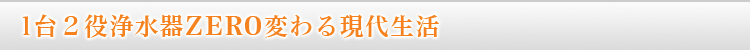 1��2����ZERO�@�ς�錻�㐶��